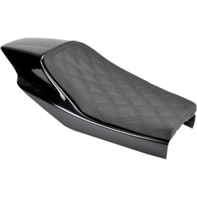 Saddlemen Eliminator Solo Seat - Lattice Stitched (Black) Z4204