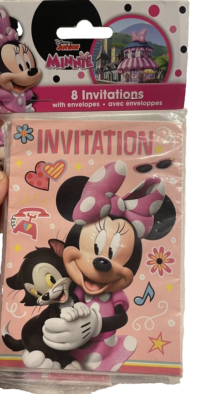 Invitaciones Disney Cumpleaños Minnie Mouse