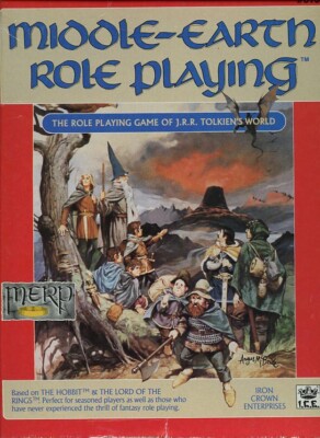 MIDDLE-EARTH ROLE PLAYING VGC! 8100 BOXED SET MERP Tolkien Module Monster Manual