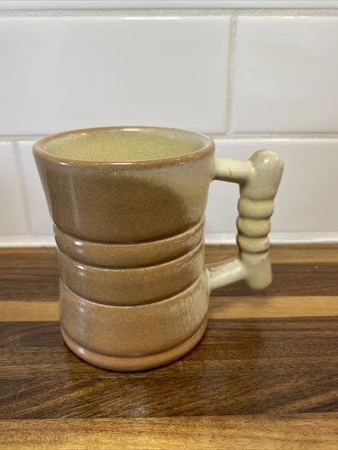 Frankoma Desert Gold C3 Coffee Cup Mug 4" tall Lazy Bones Vintage