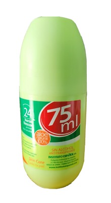 Instituto Español 100% Natural Aloe Vera Antiperspirant Roll-on Free Acohol 24H 