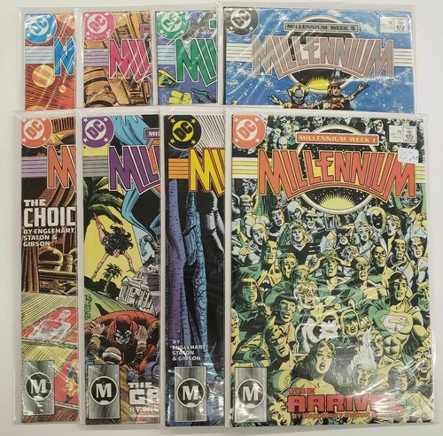 MILLENNIUM #1-8 COMPETE SET ~ VF-NM 1988 DC COMICS ~ ENGLEHART, STATON & GIBSON