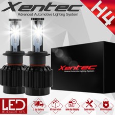 Xentec 488w Cree Led Headlight Kit H4 9003 Hilo Beams 6000k Bulb Pair 48800lm Xentec 488w Cree Led Headlight Kit H4 9003 Hilo Beams 6000k Bulb Pair 48800lm