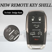 Car Key Shell for Dodge RAM 1500 Limited LongHorn 2019 2020 2021 Fob Remote 6B