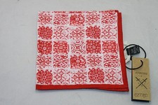 Strong Suit Clothing Crimson Tile Pocket Square 50