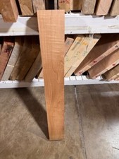 Curly Maple   Roasted Figured neck blank 30.5"x4"x 1.3" Strat Tele KD  Wide