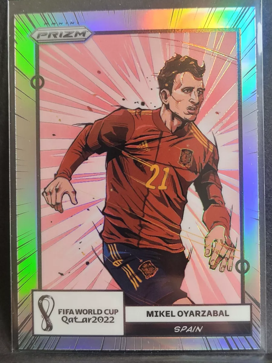 2022 Prizm World Cup Qatar Mikel Oyarzabal Manga #20 Case Hit SSP Spain 1Y