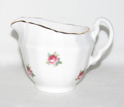 Adderley China Co. PINK ROSES Small Creamer (England)