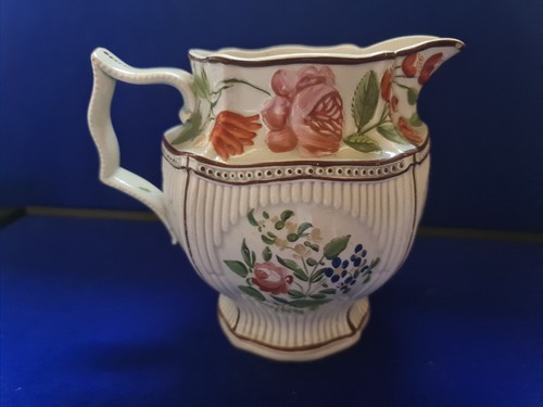 Jarra de caña Regency Pearlware fechada e inscrita -- 1813 - Imagen 14 de 17