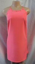 WHITE HOUSE BLACK MARKET TANGERINE SWING STUD NECK COCKTAIL DRESS SIZE: 2 NWT