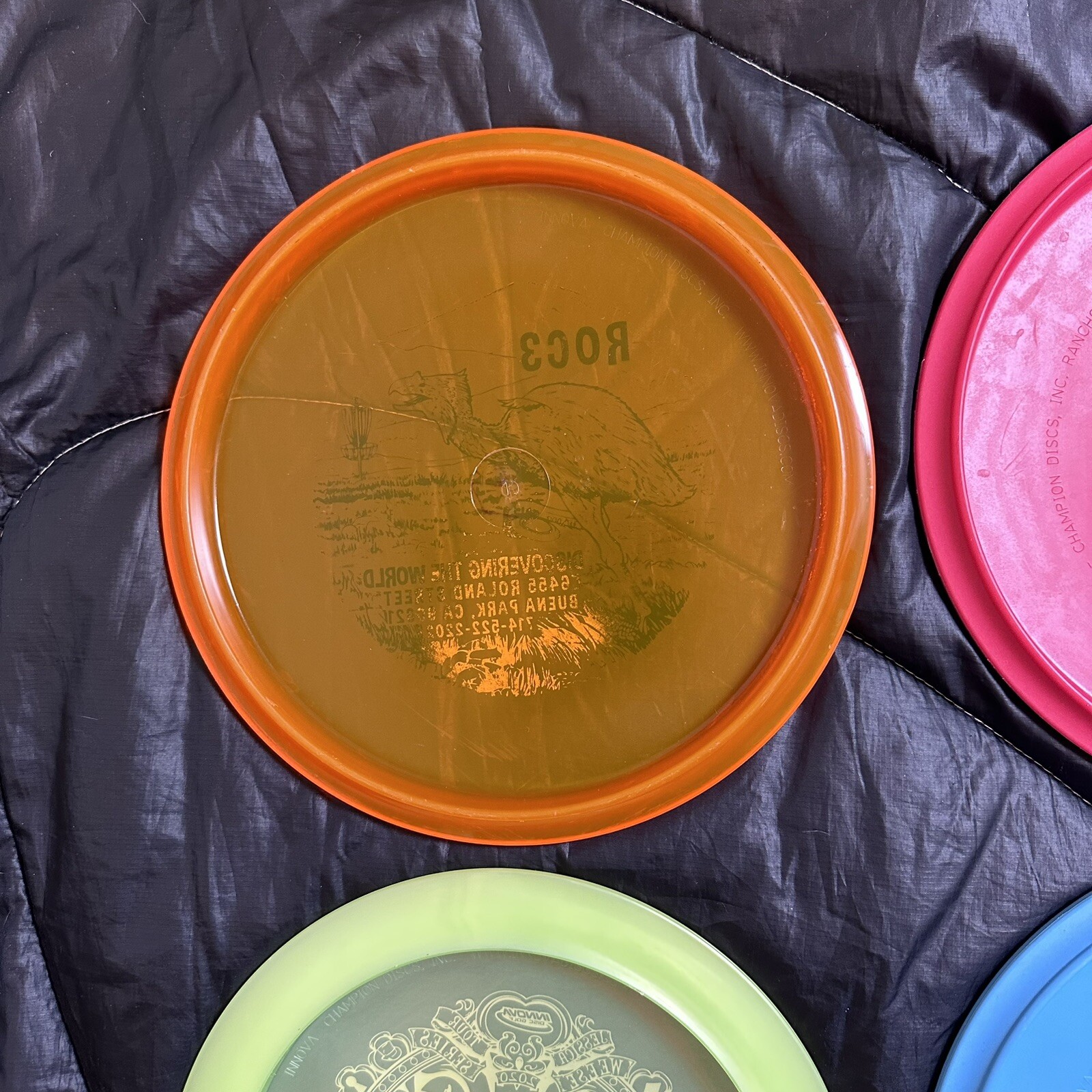 Lot Of 6 Used INNOVA Disc Golf Discs Frisbees Mix of MidRange Drivers