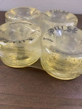 Atom Skates Pulse Opaque Yellow 65mm 78A Roller Skate Longboard Wheels 4 Pack