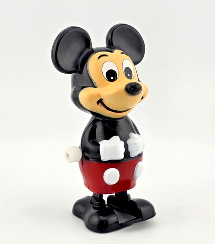 Disney Mickey Mouse Wind-up Toy Tomy 1977 Vintage Works - Picture 5 of 6