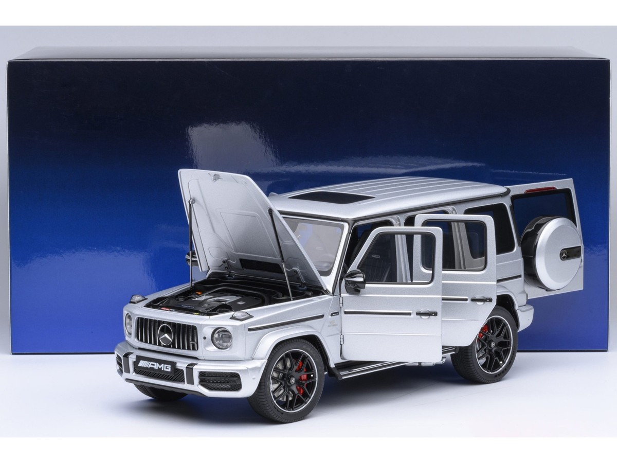 2019 MERCEDES-BENZ AMG G63 IRIDIUM SILVER 1/18 MODEL CAR BY