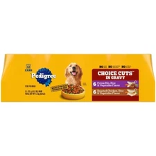 Pedigree Choice Cuts in Gravy Prime  Variety Pack Wet Dog Food - 13.2oz/12ct