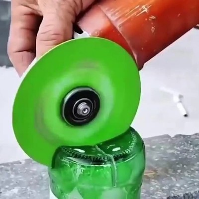 1x Diamant Glas Trennscheibe 100 mm - Fliese Keramik Jade Kristall Schleifsäge UK