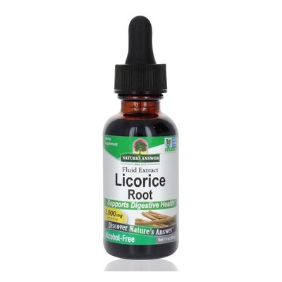 Licorice Root Herbal Supplement for Digestive Health | Non-GMO & Vegan 1oz