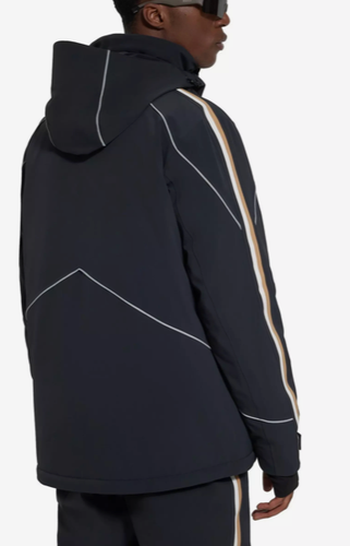 CHAQUETA DE ESQUÍ TÉCNICA BOSS PERFECT MOMENT PARA HOMBRE NEGRA PRECIO DE VENTA SUGERIDO POR EL FABRICANTE £1295 NUEVA #A10 - Imagen 2 de 13