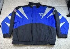VTG 90s Dallas Cowboys NFL Pro Line Apex One Shark Tooth Jacket Sz XL