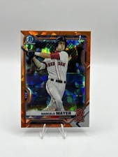 2021 Bowman Chrome Draft Sapphire Red Sox   #BDC-174 Marcelo Mayer Orange /25