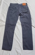Pantalones de mezclilla elásticos Levi's 514 para hombre 32x34 calce recto gris lavado oscuro