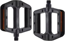Mountain Bike Pedals, Bicycle Pedals with Reflectors, 9/16 Inch Bearing Platfor