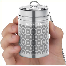 Edelstahl Teesieb 5x7,1cm Gro&szlig; mit Feinem Netz f&uuml;r Losen Tee und Kr&auml;utertee