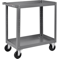 2 Shelf Steel Stock Cart 800 Lb. Capacity 30"L x 18"W x 36"H