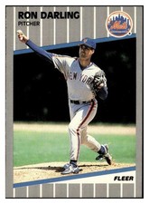 Ron Darling 1989 Fleer #32 New York Mets VTG Baseball *340