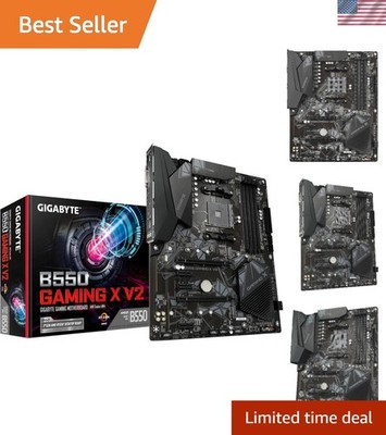 AM4 B550 Gaming X V2 Motherboard | 7.1 Audio & HDMI/DVI Outputs for Gamers