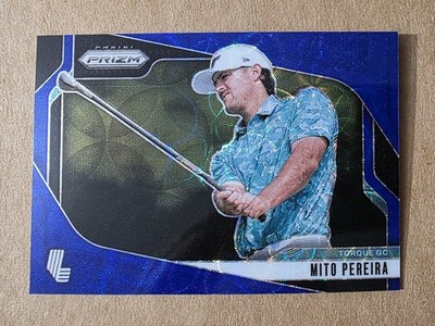 2025 Panini Prizm LIV Golf Mito Pereira #89 Blue Scope 110/149 Variation Torque