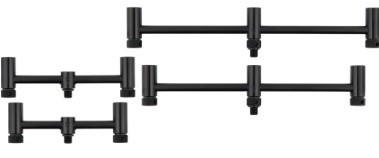 Fox Black Label Slim Adjustable 2 Rod Buzz Bars (110mm - 125mm)