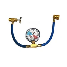 R134a Car AC A/C Refrigeration Air Conditioning Recharge Hose Pressure Gauge