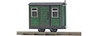 Busch H0f 12231 Construction Car Green Track H0f New