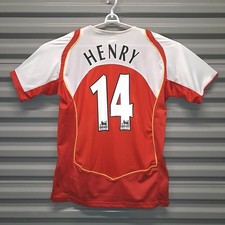 Vintage Nike Arsenal Thierry Henry 14 Home Jersey 2004-05 Mens LARGE Soccer FAPL
