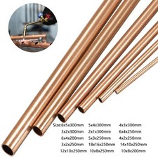 1pcs 100/200/250/300/500mm length high quality red copper pipe plumbing pipe/tub