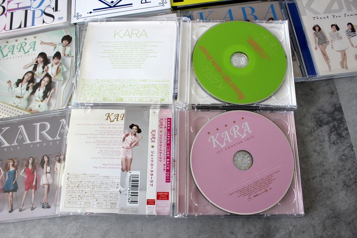 SET x12 KARA Japan Korea DVD CD BEST CLIPS Girls Talk Pandora Step