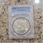 1928 Peace Dollar $1 Silver Coin PCGS MS62 Philadelphia Uncirculated