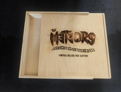 The Meteors LP Vinyl Leere Holzbox Fenech Psychobilly