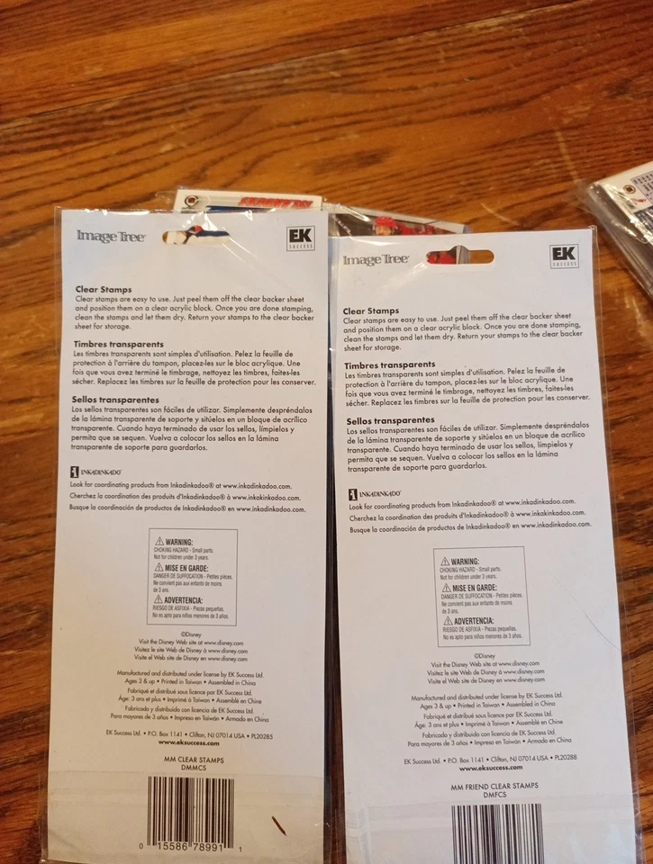 Новые прозрачные марки Disney Mickey and Mini Mouse 21 шт. - Изображение 2 из 4