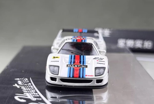 SH 1:64 White Martini F40 LM #23 Sports Model Diecast Metal Car - Picture 4 of 8