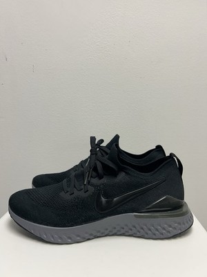 Size 13-Men s-Nike Epic React Flyknit 2 Black Anthracite BQ8928-001 Shoes-Rare