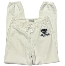 Abercrombie Fitch Women's Soft A F Vintage Y2K Spell Out Logo Joggers Size Small