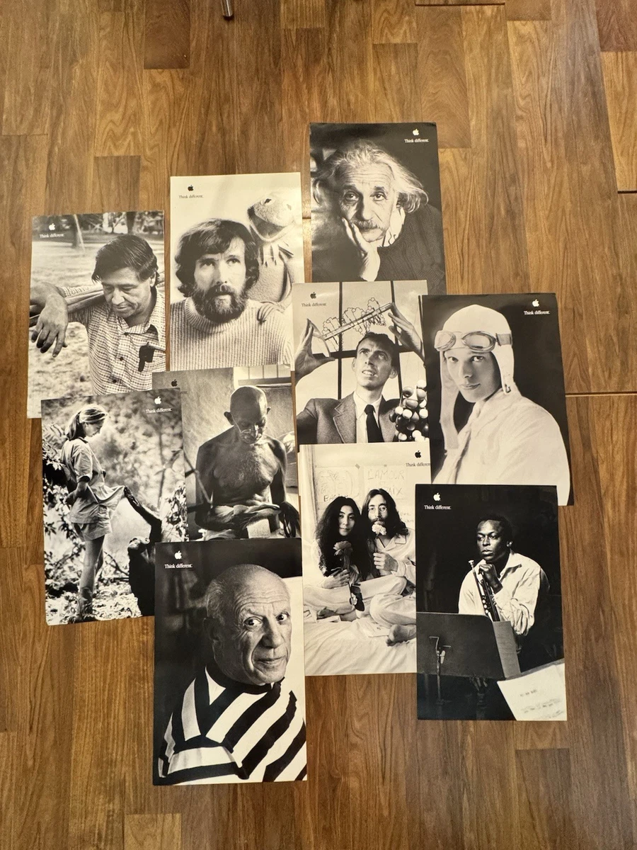 【Apple】think different 額縁入りポスターコンプリートセット apple think different poster products for sale | eBay