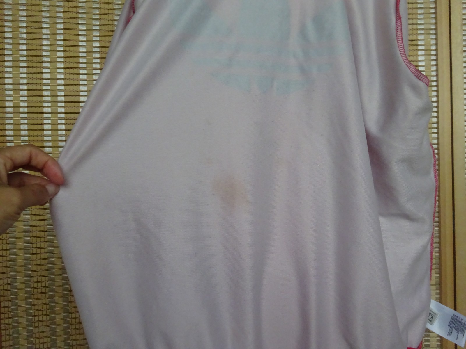 Pink and blue ombre Adidas Firebird zip up women's track jacket size XL thumbnail 6