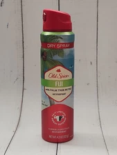 Old Spice Fiji With Palm Tree Notes Antiperspirant Dry Spray 4.3 oz, Exp 10-2026