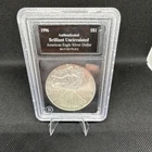 Bradford Exchange  U.S. Mint American Eagle 1996 1 oz Silver Dollar .999 BU