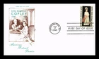 US COVER JOHN SINGLETON COPLEY AMERICAN ARTIST FDC JACKSON CHICKERING CACHET