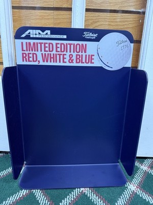Titleist 1776 Limited Edition Red White & Blue Tour Preferred Golf Ball Display