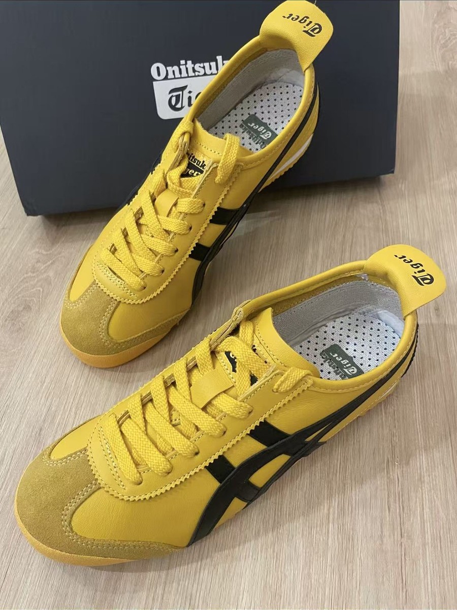 New Onitsuka Tiger Mexico 66 YELLOW BLACK Unisex Classic Sneaker